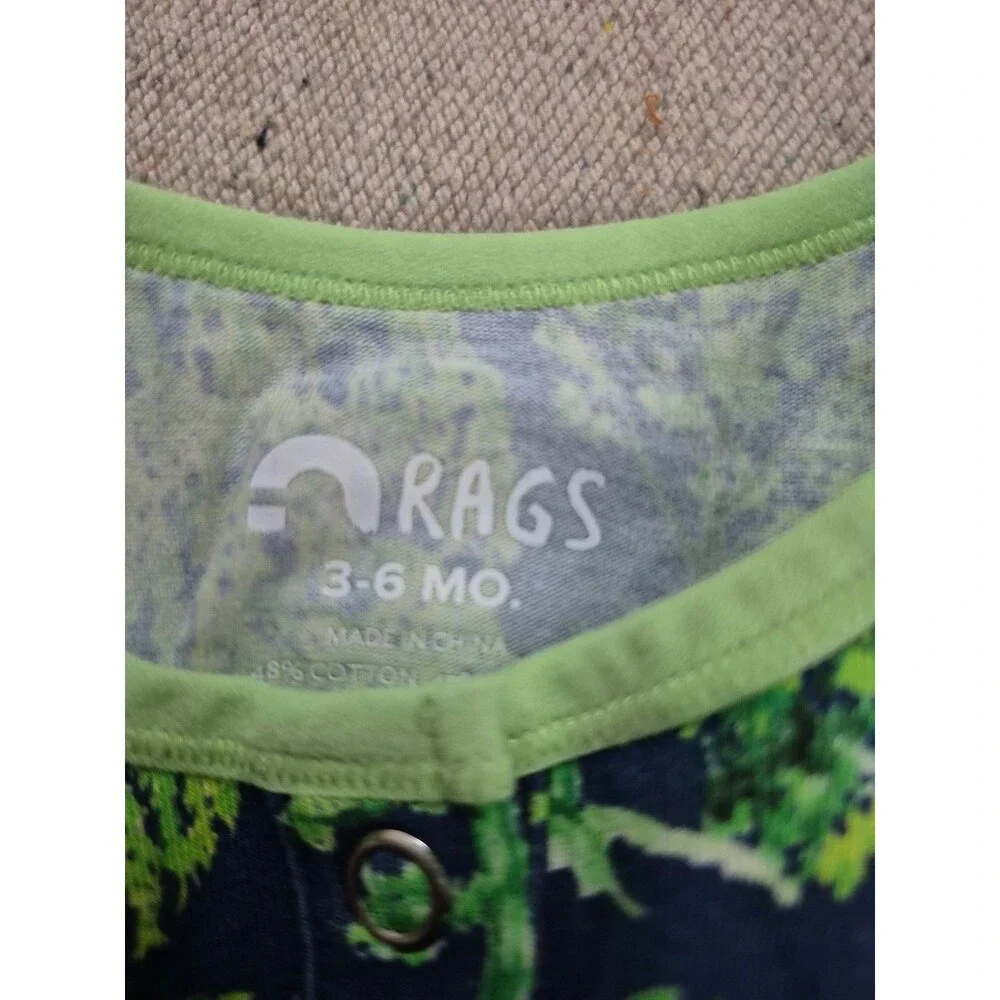 Rags to raches romper size 3-6 months nwt